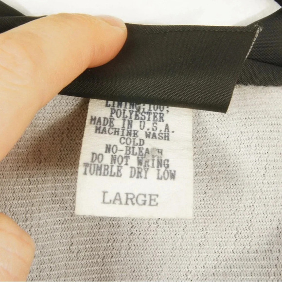 Vintage 90s Thrasher  Skateboard Pentagram Black Bomber Windbreaker Jacket - Picture 4 of 4